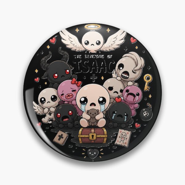 Item preview, Cute Binding of Isaac Chibi Collage T-Shirt Design designed and sold by DogLord.