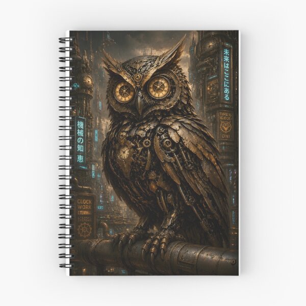 Item preview, Clockwork Owl Cyberpunk Steampunk designed and sold by DCdigitalgrowth.