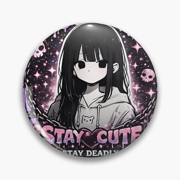 Item preview, Kawaii Stay Cute Stay Deadly – Dark Anime Girl Gothic Pastel Goth Aesthetic designed and sold by ANIKO STORE.