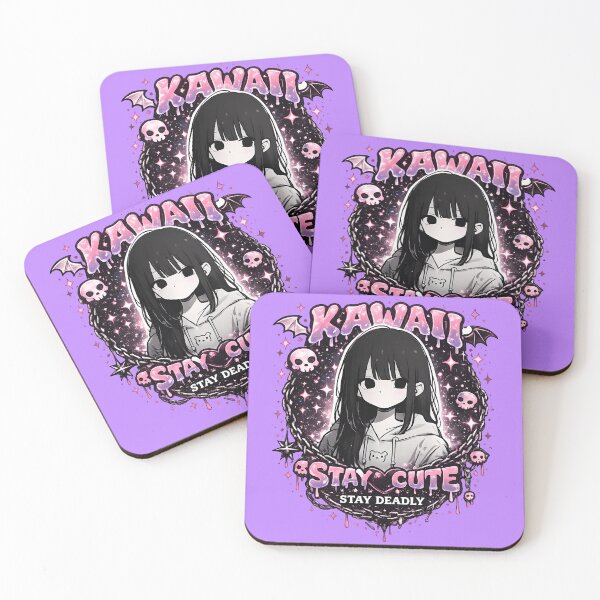 Item preview, Kawaii Stay Cute Stay Deadly – Dark Anime Girl Gothic Pastel Goth Aesthetic designed and sold by ANIKO STORE.