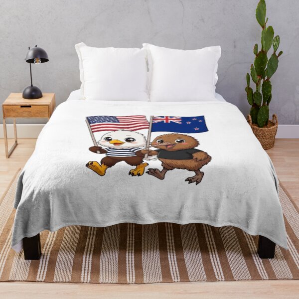Item preview, the American eagle and its friend the New Zealand kiwi designed and sold by SE213.