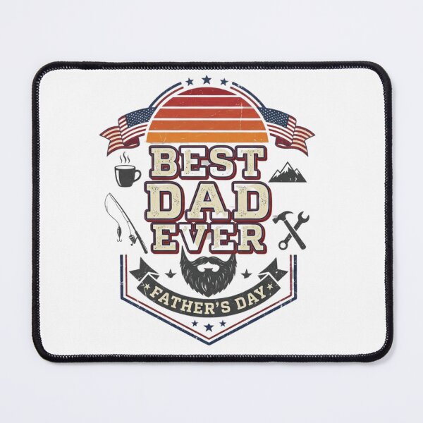 Item preview, Vintage Best Dad Ever Fathers Day American Flag Gift designed and sold by ZadTicaret.