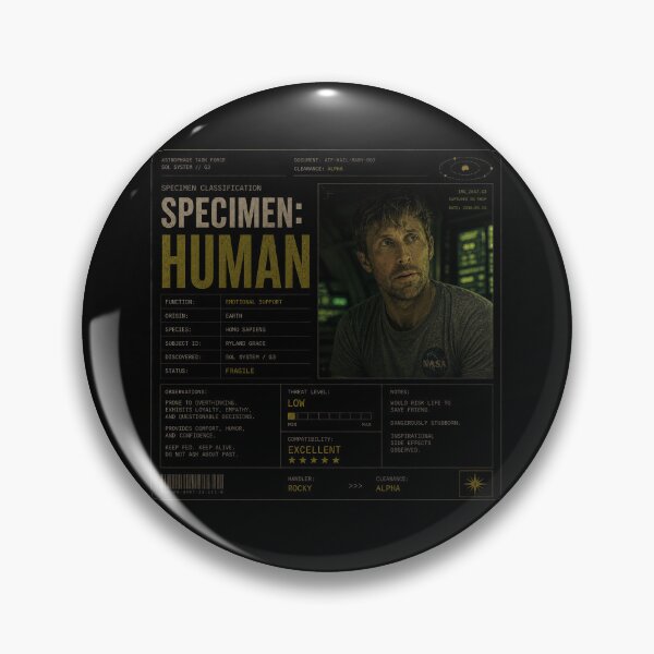 Item preview, Specimen Human Ryland Grace - Project Hail Mary designed and sold by hesjustken.