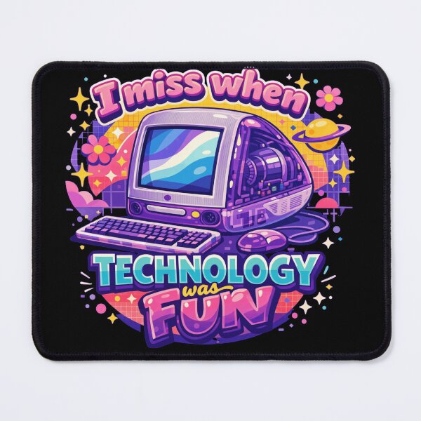 Item preview, Miss When Computers Were Fun Y2K Translucent PC designed and sold by Retro Mood Co.