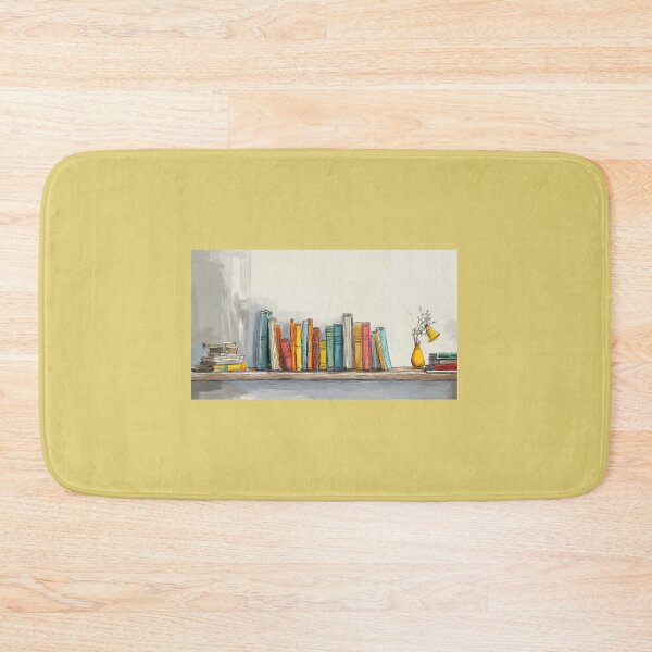 Item preview, Sketch of a Shelf of colourful books designed and sold by Roxane Bay.