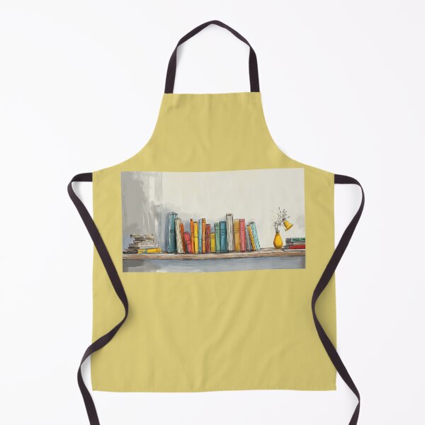 Item preview, Sketch of a Shelf of colourful books designed and sold by Roxane Bay.