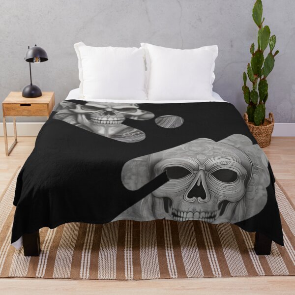 Item preview, Abstract Glitch Skulls Engraving - Cyber Goth Grunge Geometric Art designed and sold by DarkOriginArts.