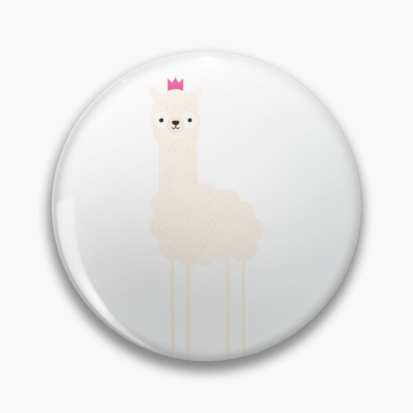 Item preview, Cute Llama With Tiny Crown designed and sold by OlhaDreamArt.