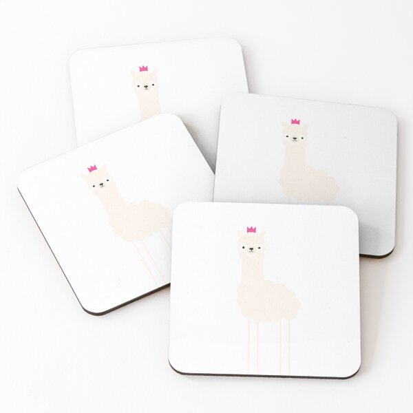 Item preview, Cute Llama With Tiny Crown designed and sold by OlhaDreamArt.