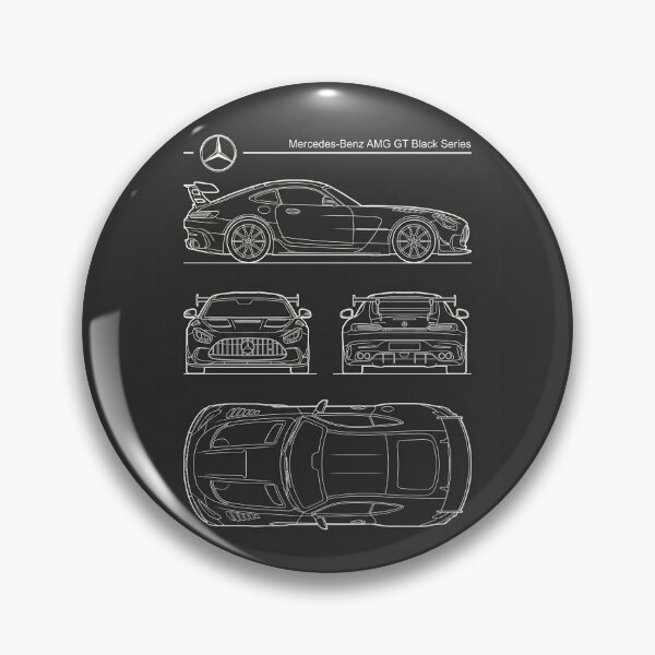 Item preview, Mercedes-Benz AMG GT Black Series Blueprint Track Supercar Outline designed and sold by Motorline44.