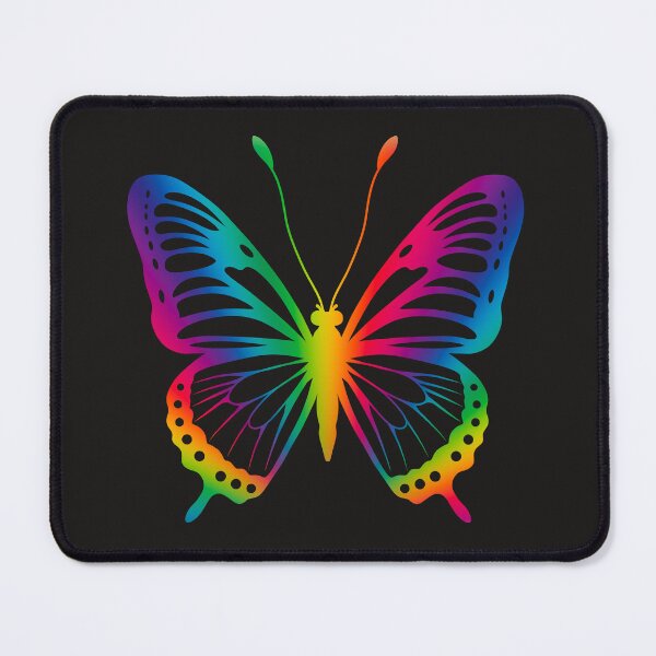 Item preview, Vibrant Rainbow Butterfly - Colorful Nature Insect Graphic Art designed and sold by SolutionsArt.