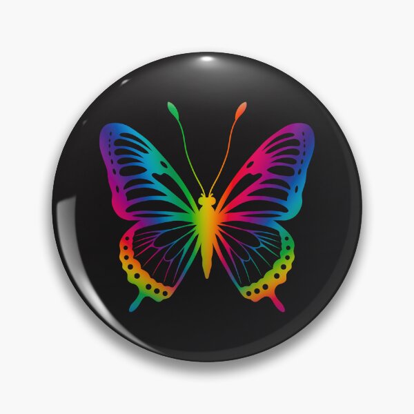 Item preview, Vibrant Rainbow Butterfly - Colorful Nature Insect Graphic Art designed and sold by SolutionsArt.