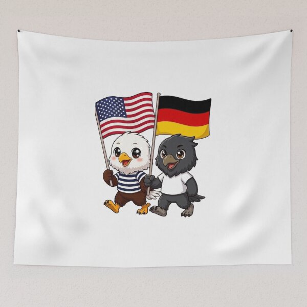 Item preview, The American eagle and its friend the German eagle designed and sold by SE213.