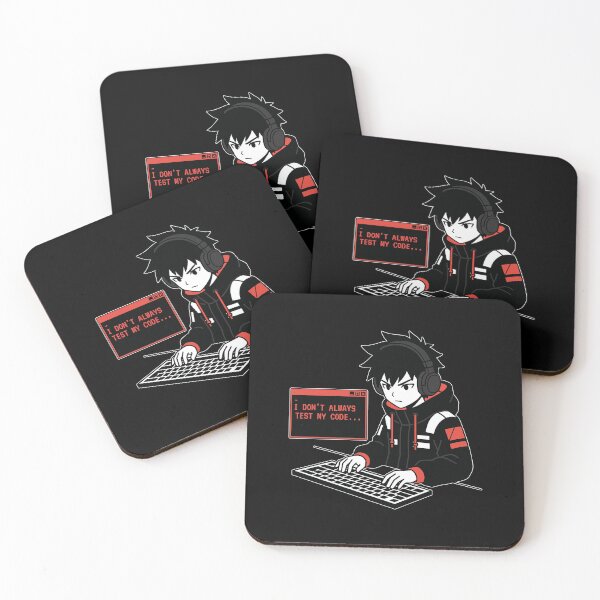 Item preview, Risky Deploy Sticker - I Dont Always Test My Code - Cyberpunk Hacker designed and sold by Osmose-Studio.