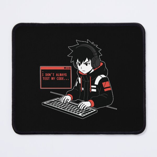 Item preview, Risky Deploy Sticker - I Dont Always Test My Code - Cyberpunk Hacker designed and sold by Osmose-Studio.