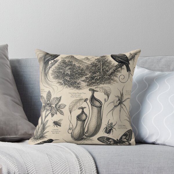 Item preview, New Guinea Naturalis — Naturalist Ink Study of Rainforest Flora & Fauna designed and sold by Jandedan.