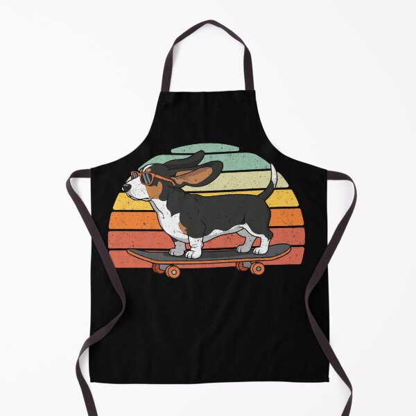 Item preview, Cool Basset Hound Dog Skater Sunglasses Retro Sunset designed and sold by d247.