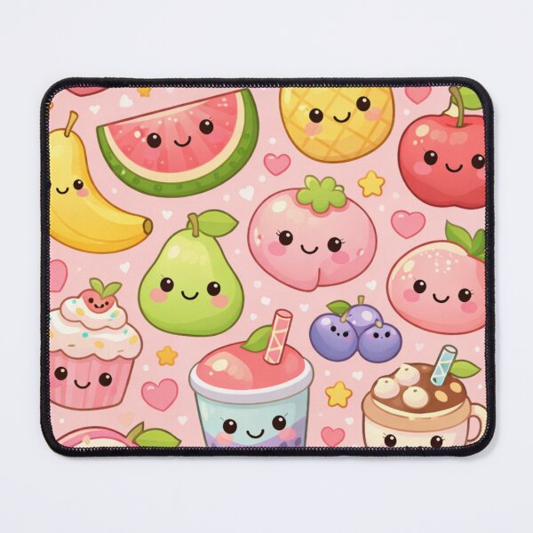 Item preview, Kawaii food Pattern | Cute Pastel Fruit Illustration kawaii food pattern designed and sold by Aramdesing.