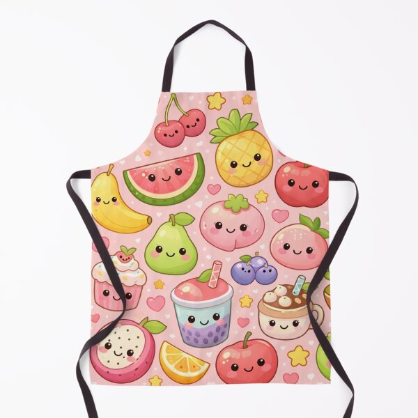 Item preview, Kawaii food Pattern | Cute Pastel Fruit Illustration kawaii food pattern designed and sold by Aramdesing.