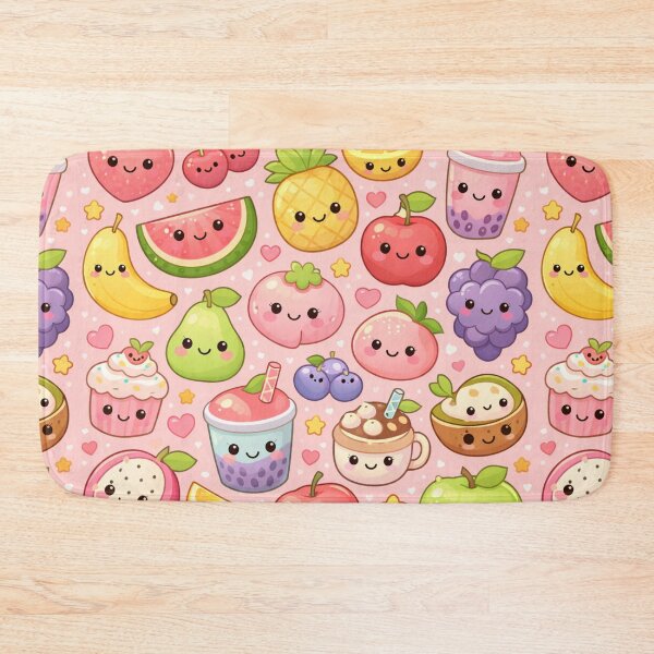Item preview, Kawaii food Pattern | Cute Pastel Fruit Illustration kawaii food pattern  designed and sold by Aramdesing.