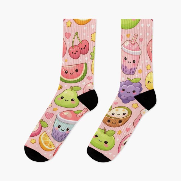 Item preview, Kawaii food Pattern | Cute Pastel Fruit Illustration kawaii food pattern  designed and sold by Aramdesing.