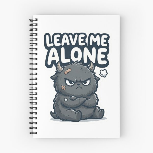 Item preview, Leave Me Alone Sticker | Mood Sticker designed and sold by CutePlix.