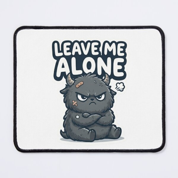 Item preview, Leave Me Alone Sticker | Mood Sticker designed and sold by CutePlix.