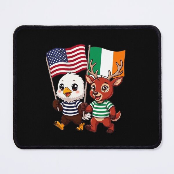 Item preview, The American eagle and its friend the Irish deer designed and sold by SE213.