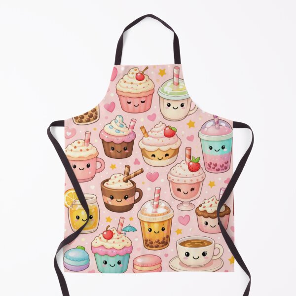 Item preview, Kawaii food Pattern | Cute Pastel Beverage Illustration designed and sold by Aramdesing.