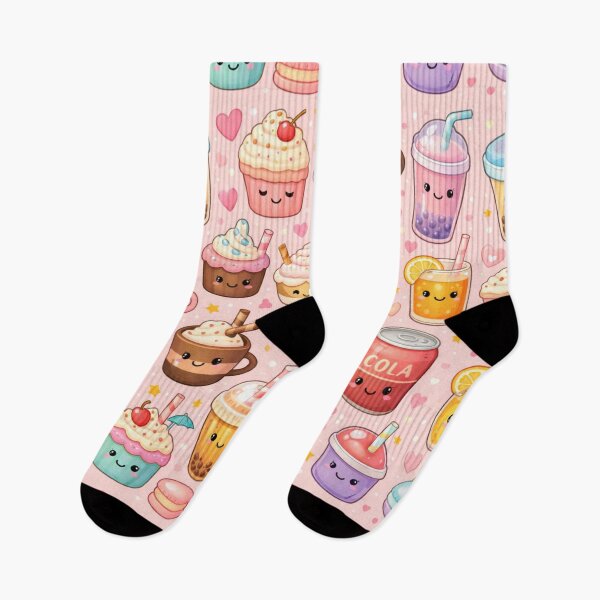 Item preview, Kawaii food Pattern | Cute Pastel Beverage Illustration designed and sold by Aramdesing.