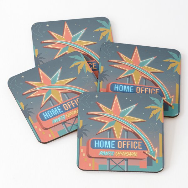 Item preview, Home Office Pants Optional Vintage Motel Sign designed and sold by Retro Mood Co.