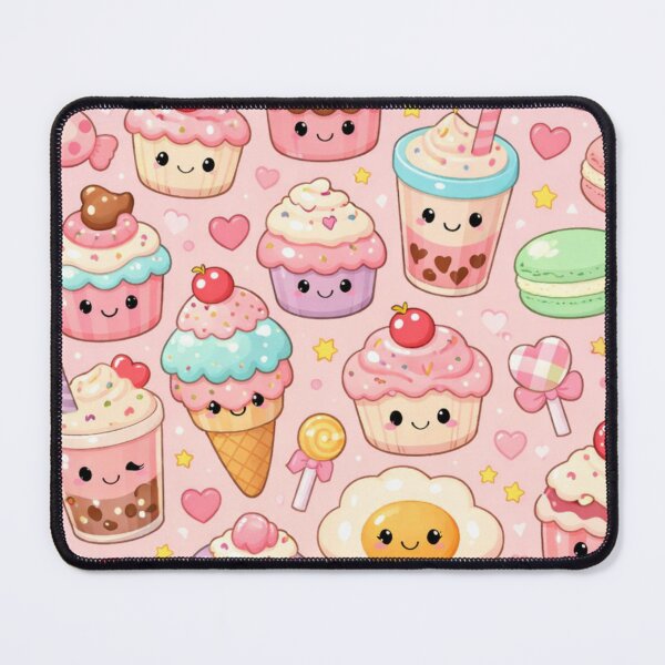 Item preview, Kawaii food Pattern | Cute Pastel Dessert Illustration designed and sold by Aramdesing.