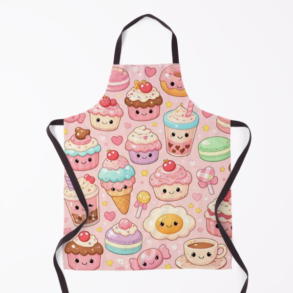 Item preview, Kawaii food Pattern | Cute Pastel Dessert Illustration designed and sold by Aramdesing.