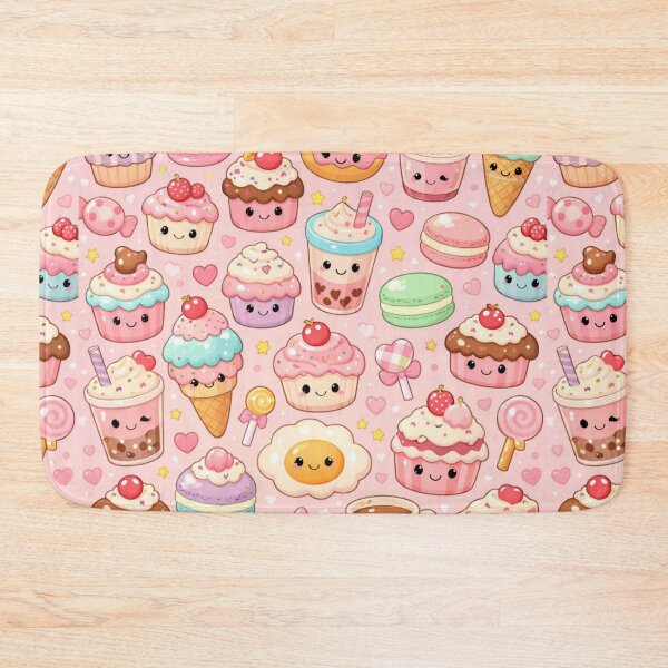Item preview, Kawaii food Pattern | Cute Pastel Dessert Illustration designed and sold by Aramdesing.