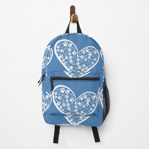 Item preview, Heart full of white paw prints designed and sold by Doodles Down South.