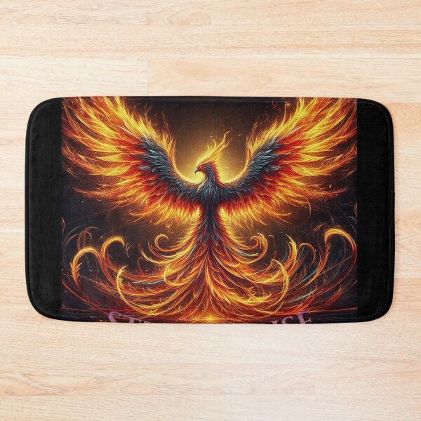 Item preview, Ignisorn: Phoenix of Everflame Fire Bird Fantasy Graphic designed and sold by Chronicles_Of_Fauna.