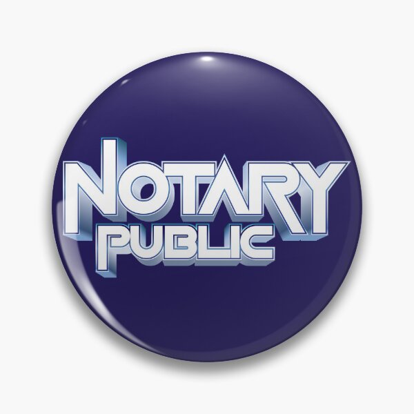 Item preview, Bold 3D Notary Public Lettering designed and sold by NotaryLife.