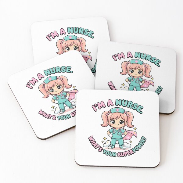 Item preview, Cute Nurse Superpower Sticker - Kawaii Chibi Anime - Nursing Student Gift designed and sold by Osmose-Studio.