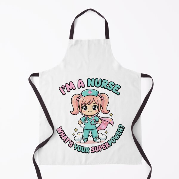 Item preview, Cute Nurse Superpower Sticker - Kawaii Chibi Anime - Nursing Student Gift designed and sold by Osmose-Studio.