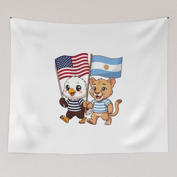 Item preview, The American eagle and its friend, the Argentinian puma designed and sold by SE213.