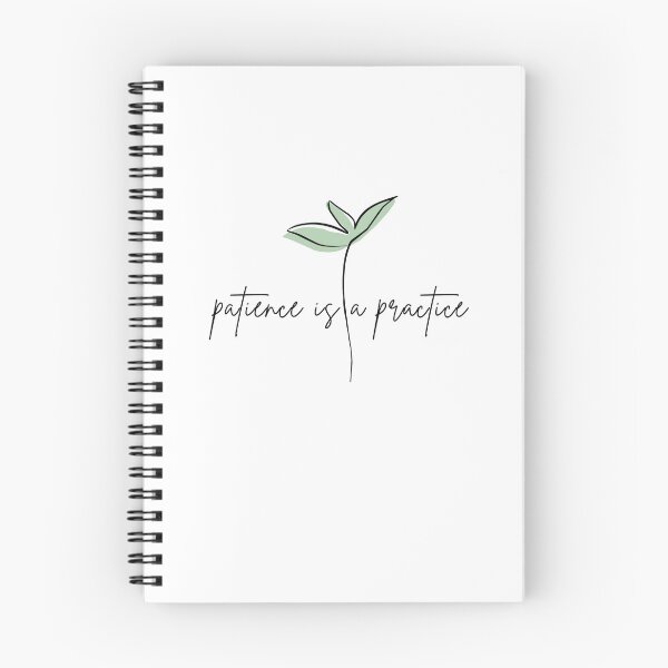 Item preview, Patience Is a Practice Botanical Minimalist Shirt designed and sold by Lynn Creates.