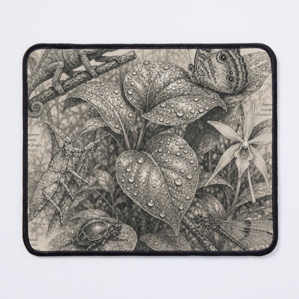 Item preview, Madagascar Morning — Naturalist Ink Study of Eastern Rainforest designed and sold by Jandedan.