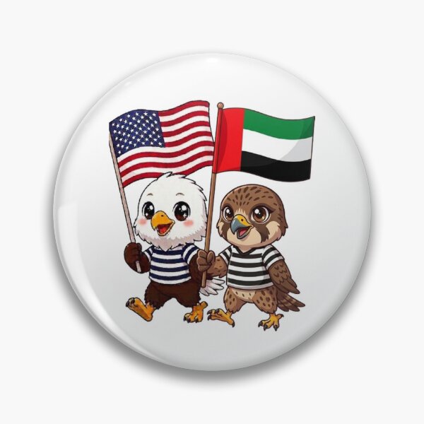 Item preview, The American eagle and its friend, the falcon of the Emirates designed and sold by SE213.