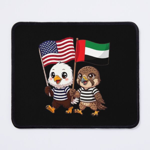 Item preview, The American eagle and its friend, the falcon of the Emirates designed and sold by SE213.