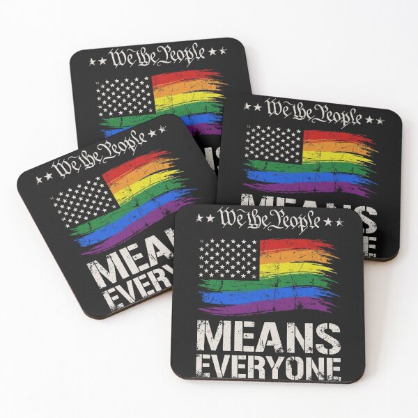 Item preview, American LGBTQ Pride Equality - We The People Means Everyone designed and sold by legendaryskins.