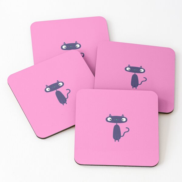 Item preview, Cartoon cat with rectangular head designed and sold by brillant-art.