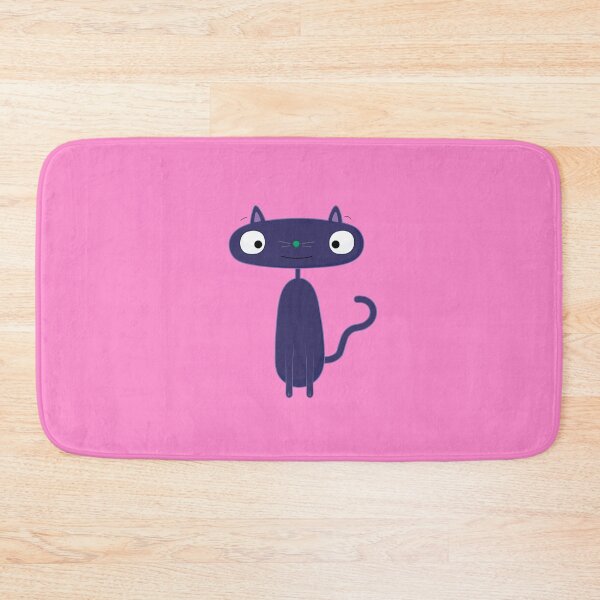 Item preview, Cartoon cat with rectangular head designed and sold by brillant-art.