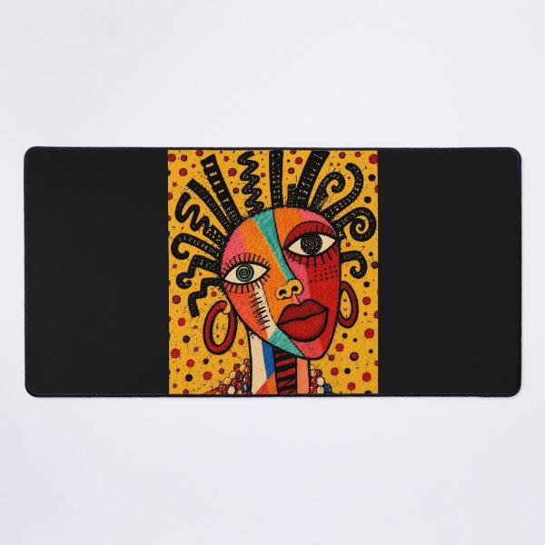 Item preview, Afro-Cuban Cubist Pop Art Portrait designed and sold by ZunZunArt.