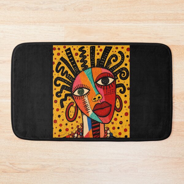 Item preview, Afro-Cuban Cubist Pop Art Portrait designed and sold by ZunZunArt.
