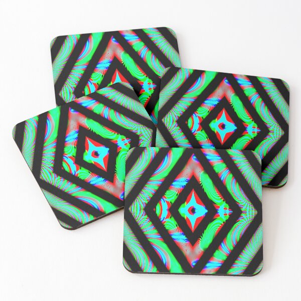 Item preview, Abstract Pattern "A colorful curtain 9" designed and sold by Gluecknika.